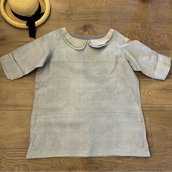 Hand Crafted Grey Top , Sz XL - Picture 4 of 7